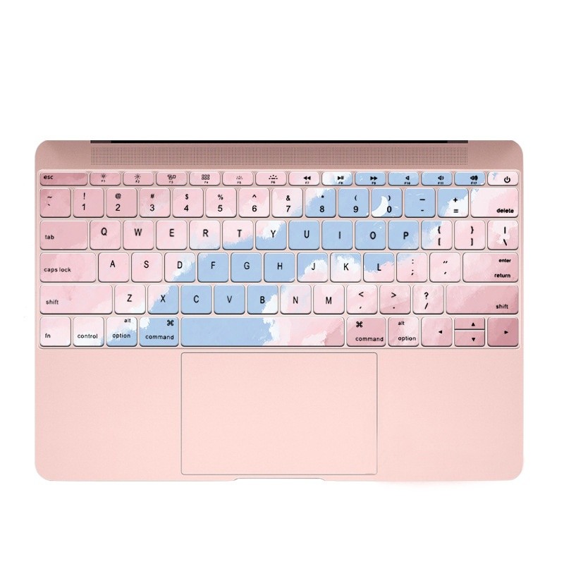 Miếng Lót Silicon Bàn Phím Macbook Pro Bảo Vệ Chống Bụi, Họa Tiết Hoạt Hình | KTAP - World of decals