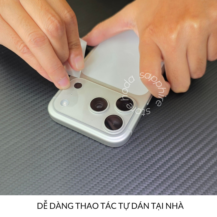 [Chính Hãng] Bộ Dán Bảo Vệ Cụm Camera Nano Trong Suốt Chống Trầy Xước Cho iPhone 17 Pro Max