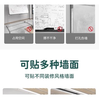 Có Thể Tháo Rời Từ Trắng Dán Tường Không Hư Hại Tường Trẻ Em Bảng Vẽ Kính Văn Phòng Bảng Đen Kích Thước Tùy Chỉnh 1Pc E2T2