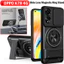 Armor Slide Lens Funda cho OPPO A78 4G Global Case Xoay Vòng Từ Tính Dành Cho OPPO A78 4G Ốp điện thoại Chân Đế Có Thể Gập Lại Capa