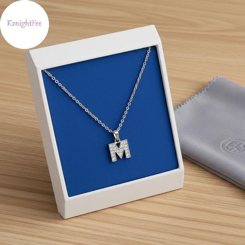 K2nightFee Bảng Chữ Cái Thời Trang A Chữ Z Nelace 1 Chiếc Zircon Nữ Trang Sức Dây Xích Xương Đòn Thanh Lịch Để Sử Dụng Hàng Ngày VN