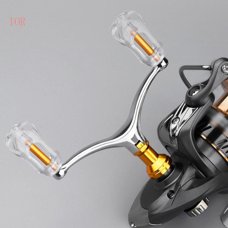 IOR Tay Cầm Đôi Máy Câu Tay Cầm Lắp Ráp Phần Baitcasting Máy Câu Tay Cầm