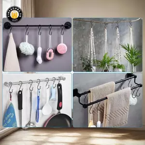 {TB & Bag} 10 Móc S treo bằng Bule an toàn, Móc tủ quần áo hình chữ S bằng kim loại hạng nặng.