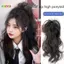 < Honeyba > 35cm Hình Thác Nước Tổng Hợp Tóc Giả Xoăn Móng Vuốt Kẹp Sống Động Như Thật Đuôi Ngựa Cao Lông Tơ Phần Mở Rộng Tóc Để Tăng Dụng Cụ Tạo Kiểu Đẹp