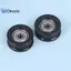 4x19x8.5mm POM Delrin Nhựa U Rãnh Con Lăn Hướng Dẫn Bánh Xe 624 Mang Ròng R3mm Tra Delrin Bọc Ròng Rọc Đẹp