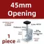Kẹp C GETVOW, Kẹp vuông xoay tay mở 20-130mm, Chuyên nghiệp chắc chắn có thể điều chỉnh hình hoa mận cố định Kẹp phần cứng