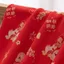Tốt Lành Đỏ Vải Fu Nhân Vật Màu Đỏ Nguyên Chất Cotton Cho Bé Vải Cotton Bé Loại A Vải Ga Trải Giường Chải Cotton 515