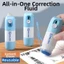 Tẩy giấy nhiệt GETVOW, Dụng cụ mở bưu kiện bảo vệ quyền riêng tư Khăn lau riêng tư bằng giấy nhiệt, bền bỉ 2 trong 1 có thể đổ lại bằng máy cắt hộp Mini