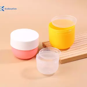 Kudosation 100 / 200 / 300 / 500g Chai Có Thể Đổ Lại Nhựa Màu Hồng Lọ Trang Điểm Rỗng Nồi Du Lịch Mặt / Kem Dưỡng Thể Tóc Mỹ Phẩm Dầu Xả Đẹp