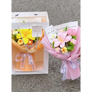 Sáng Tạo Đan Handmade Len Hướng Dương Sinh Nhật Ngày Của Mẹ Bó Hoa Quà Tặng Cho Mẹ Giáo Viên Nhân Viên Sự Kiện Quà Tặng