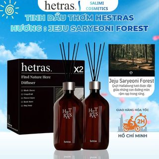 Tinh Dầu Thơm Phòng Hetras (Hương: JEJU SARYEONI FOREST) 500ml, Tinh Dầu Khuếch Tán Hương Nước Hoa Cao Cấp