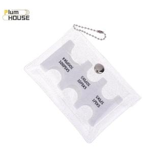 PlumHOUSE Đồng Xu Đựng Móc Khóa Trong Suốt Đồng Xu Bộ Sưu Tập Ví Di Động Nhật Bản Đựng Đồng Xu Đồng Xu Đổi Giá Đỡ Đồng Xu Tổ Chức VN