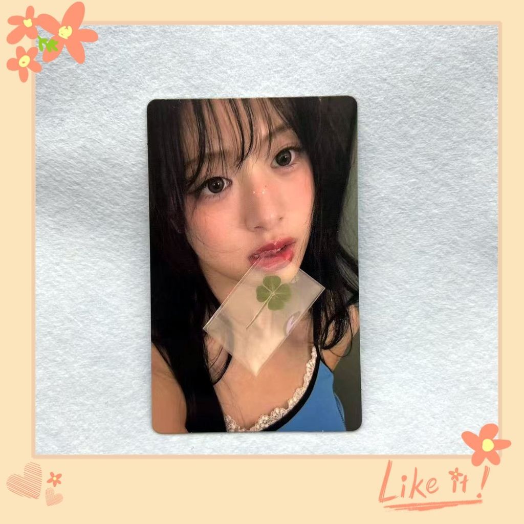 Zheng Yaxian Photocard ahyeon Xian Thẻ Chính Hãng Thẻ Chính Hãng Nhỏ Giọt Thẻ May Mắn Ngày Trắng
