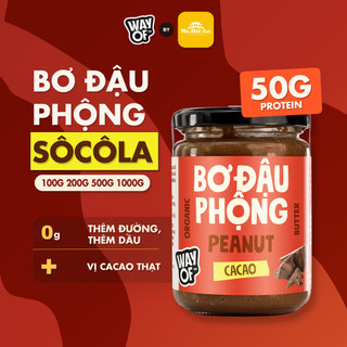 Bơ Cacao Đậu Phộng WayOf - Không Đường Tinh Luyện - Ngọt Tự Nhiên Eat Clean