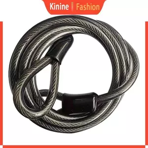 KIN Chống Trộm Xe Đạp Khóa Dây Xích Xe Đạp Cáp Thép An Ninh Có Nhẫn Cuối Xe Máy Xe Đạp Khóa Dây Thép Bện Cabel