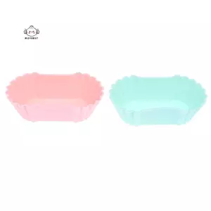 Maybest 3 Cái Bento Chia Cốc Lót Hộp Cơm Trưa Thực Phẩm Mềm Silicone Dễ Dàng Làm Sạch Phụ Kiện Onigiri Có Thể Tái Sử Dụng Lưu Trữ Sushi {VN}