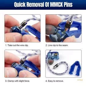 Ở lại Công cụ loại bỏ cáp MMCX Cao cấp Công cụ tháo kẹp ngắt kết nối nhanh Dụng cụ kéo cáp để thay thế cáp dễ dàng