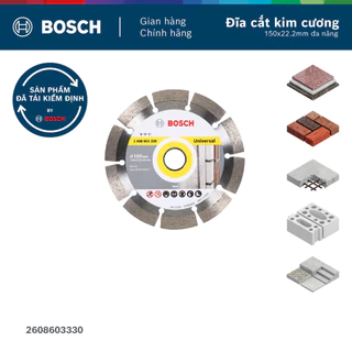 [Hàng kiểm định lại] Đĩa cắt kim cương 150x22.2mm đa năng - Hoạt động ổn định, đã qua kiểm định
