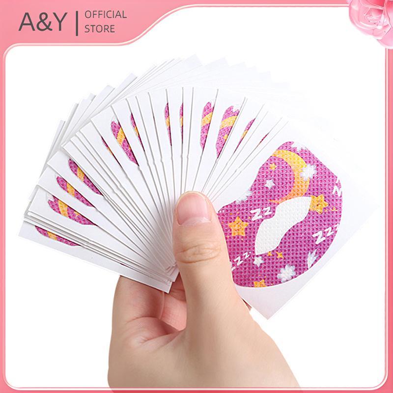 Miếng Dán Chống Ngáy A & Y - Hộp 30 cái, Hỗ Trợ Thở Miệng Và Mũi Khi Ngủ Đối Với Người Lớn Và Trẻ Em