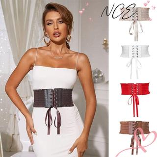 Thắt Lưng Corset NCE da PU và lụa, thời trang dành cho cô gái và cô dâu