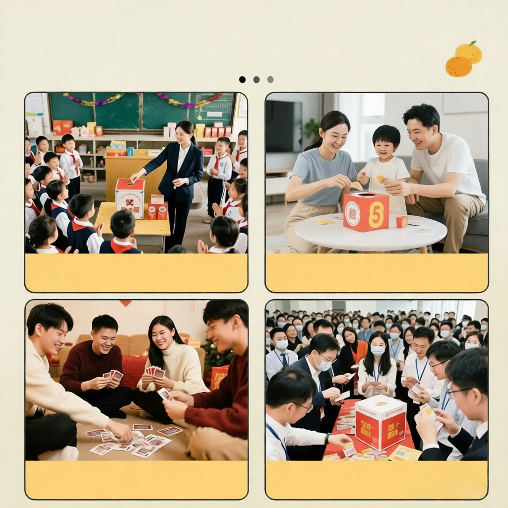 Thẻ cào sáng tạo năm con ngựa DIY Thẻ trao đổi điểm thưởng học sinh