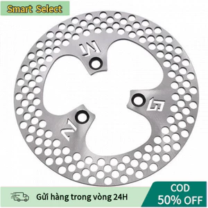【COD】Phụ tùng đĩa phanh 220mm cho xe máy, kiểu dáng nhiều lỗ thông gió, đi kèm đầy đủ ốc bắt đĩa để lắp ráp thuận tiện