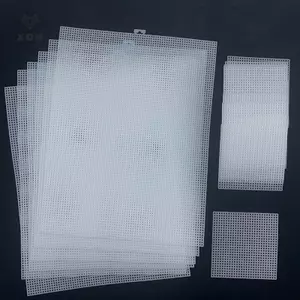 Tấm Nhựa 14Count Vải Lưới Nhựa Vải Chữ Thập Lưới Mắt Thêu DIY Thủ Công Đan [Mina]