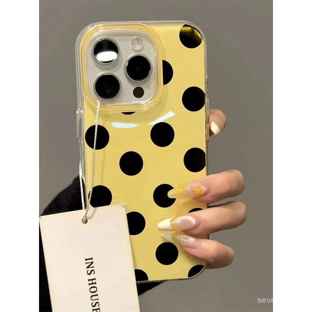 Ốp Điện Thoại Thích Hợp Cho iPhone 7 8 X XS XR XSMAX 11 12 13 14 15 16 17 Pro max Plus Air ins Đơn Giản Chấm Bi Độc Đáo Chấm Bi Chống Sốc Vỏ Bảo Vệ Chống Sốc Bao Gồm Tất Cả ANIB