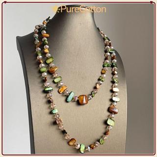 Vòng cổ dài PURECOTTON0, Style bohemian nhiều màu sắc, sang trọng cho nữ