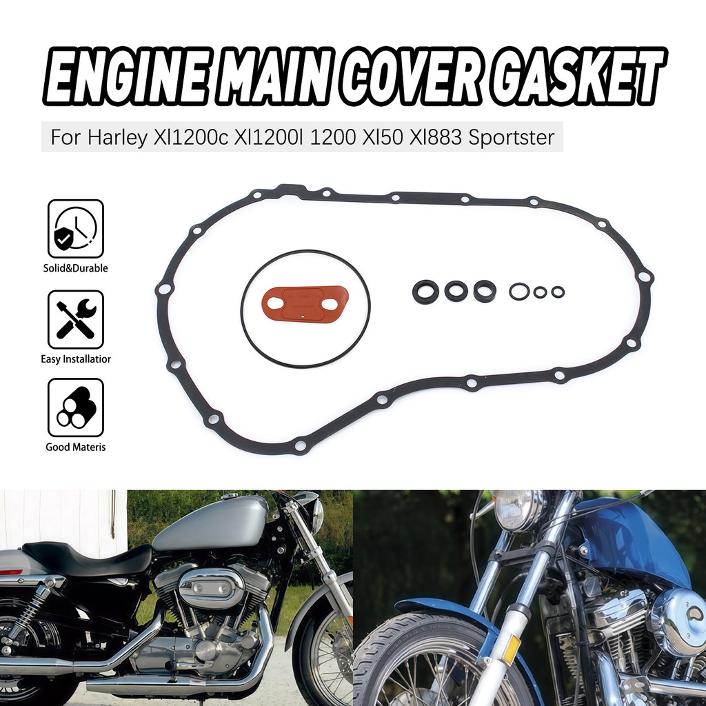 Động Cơ Xe Máy Chính Nắp Đệm Bộ Dành Cho Harley XL1200L XL1200C XL50 1200 XL883 Sportster 883 JGI-34955-04-K 25463-94