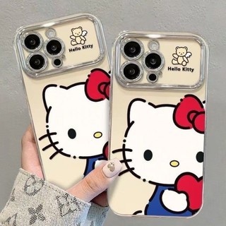 Dành Cho IPhone17 16 15 14 13 12 11ProMax XR XSMax Dễ thương KT cặp vợ chồng lớn cửa sổ điện thoại trường hợp