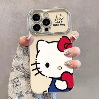 Dành Cho IPhone17 16 15 14 13 12 11ProMax XR XSMax Dễ thương KT cặp vợ chồng lớn cửa sổ điện thoại trường hợp