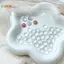 < Honeyba > 40 Chiếc Thẻ Màu Thủy Tinh Đầu Trong Suốt Tròn Thể Hiện Gel Ba Lan Thiết Kế Bảng Màu Móng Tay Đầu Thẻ Phong Cách Hàn Quốc Dụng Cụ Làm Móng Tay Đẹp