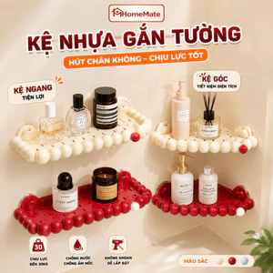 Kệ Để Đồ Nhà Tắm HomeMate Chịu Lực Tốt – Kệ Hút Chân Không Gắn Tường Không Khoan Đục Tiện Lợi