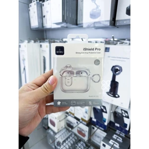 Ốp Tai Nghe Wiwu iShield Pro Trong Suốt, Chống Sốc 4 Góc, Chống Ố Vàng Cho AirPods Pro 3 HC-202 / HC-301