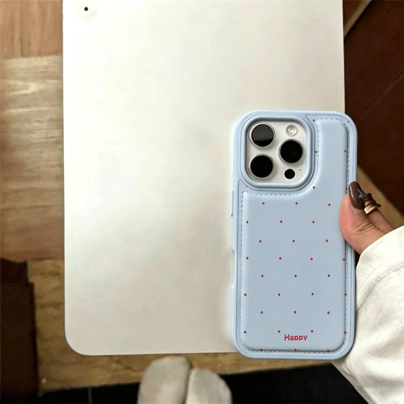 Điểm sóng đỏ Đối với trường hợp iPhone 15 16P17 Mới 1413 Dễ thương 17 Mềm Xs