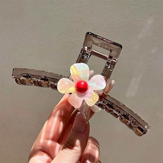 MEOWU Kẹp Tóc Trong Hoa Xà Cừ Size Lớn 13cm