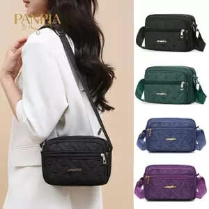 PNPIA- Túi đeo vai thông thường dành cho nữ Túi xách thời trang đeo chéo nhiều nhà thơ Oxford để mua sắm và đi lại
