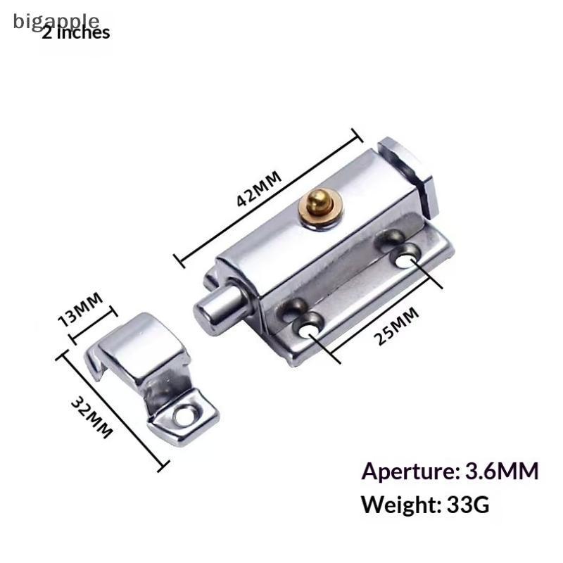 Chốt cửa lò xo bằng thép không gỉ tự đặt bigapple, Lo RDG chống trộm 3 Inch