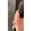 Áo sơ mi sọc màu cam phong cách cổ điển mùa hè Áo khoác chống nắng nữ