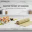 {BUDDI} Bộ dụng cụ làm sushi tre thân thiện với môi trường có khuôn để chế tạo Sushi kiếm chuyên nghiệp tại nhà {buddingenergy}