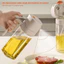 Bình xịt dầu thủy tinh trong suốt Dễ sử dụng Hộp đựng Cruet cho nhà bếp gia đình