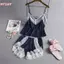 HFSHY Ren Nối Suspender Rời Quần Short Hai Mảnh Pyjama Dành Cho Nữ VN