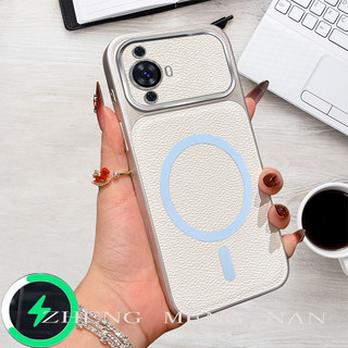 Thích hợp cho Huawei NOVA 11 Huawei NOVA 12 vỏ điện thoại mềm TPU vòng từ tính bằng da mới 0054