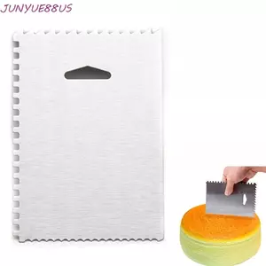 Bánh JUNYUE88US, Thìa bánh 4 mặt bằng thép không gỉ, Dụng cụ mô hình bánh Răng không đều Thìa kem bơ bền cấp thực phẩm Nhà bếp