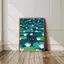 Trừu Tượng Mèo Đen Vẽ Poster Mèo Dễ Thương Pop Minh Họa In Canvas Tranh Thẩm Mỹ Tường A