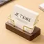 Hộp đựng danh thiếp Hộp đựng danh thiếp Đế trưng bày bàn văn phòng Phụ kiện quầy ghi nhớ Kệ để bàn Nhà Hộp đựng thẻ bằng gỗ [VN]