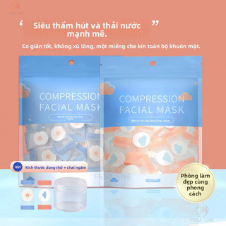 Khăn giấy mặt nạ nén dùng một lần Đặc biệt dành cho Spa Khóa mặt nạ siêu mỏng dành cho ứng dụng nước Thẩm mỹ viện