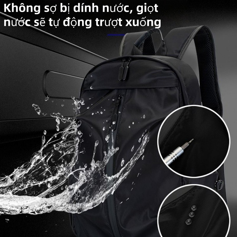 Balo Nam Cao Cấp: Chống Thấm Nước, Cổng USB, Ngăn Laptop, Thời Trang Thể Thao