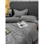 [M16] [Set 5 Món - Như ảnh] Bộ Chăn & Ga Gối Trần Bông Cotton Linen Sợi Lanh Cao Cấp Mềm Mát - Eva Bedding — ảnh 6